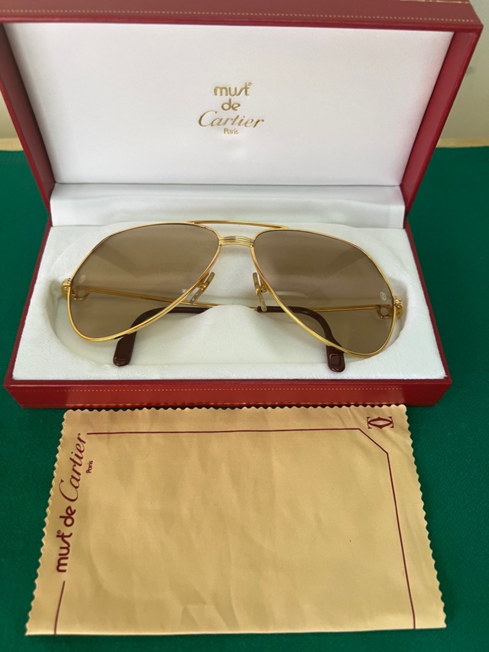 CARTIER  original Vendone Aviators 1983
